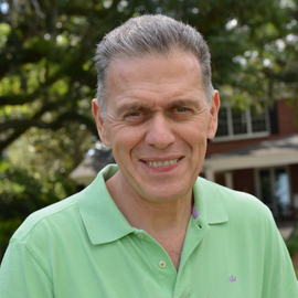 Outdoor portrait with a smile